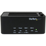 StarTech.com SATDOCK2REU3 StarTech.com Dual Bay Hard Drive Duplicator and Eraser, External HDD/SSD Cloner / Copier / Wiper Tool, USB 3.0 to SATA Docking Station