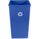 Rubbermaid Commercial Products Rubbermaid Commercial 395973BECT Rubbermaid Commercial 50-Gallon Square Recycling Container
