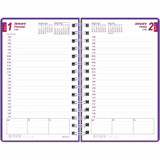 Dominion Blueline, Inc Brownline CB634VPUR Brownline DuraFlex Daily Appointment Planner