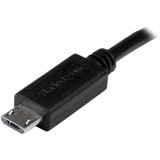 StarTech.com UUUSBOTG8IN StarTech.com 8in USB OTG Cable - Micro USB to Micro USB - M/M - USB OTG Adapter - 8 inch