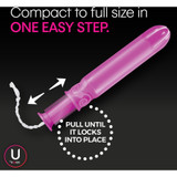Kimberly-Clark Corporation Kimberly-Clark 53445 Kimberly-Clark U by Kotex Click Tampon Regular