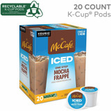 Keurig Dr Pepper Inc. Dr Pepper Snapple 9845 McCaf&eacute;&reg; K-Cup Iced One-Step Mocha Frappe