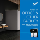 Kimberly-Clark Corporation Scott 44518 Scott Pro High-Capacity Coreless Standard Roll Toilet Paper Dispenser Kimberly-Clark Corporation Scott 44518 Scott Pro High-Capacity Coreless Standard Roll Toilet Paper Dispenser