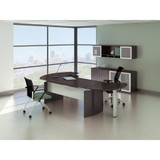 Safco Products Safco MNH63LDC Safco Medina Mocha Laminate Office Unit