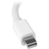 StarTech.com MDP2HDVGAW StarTech.com Travel A/V Adapter - 2-in-1 Mini DisplayPort to HDMI or VGA Converter - White