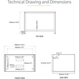 StarTech.com WALLMOUNT6 StarTech.com 6U Wall Mount Rack, 14in Deep, 19 inch Wall Mount Network Rack, Wall Mounting Patch Panel Bracket for Switch/IT Equipment