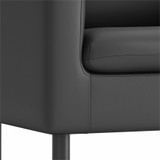 The HON Company HON VP3LCHRBLK HON Parkwyn Club Chair The HON Company HON VP3LCHRBLK HON Parkwyn Club Chair