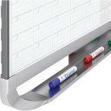 ACCO Brands Corporation Quartet 4MCP43P2 Quartet Prestige 2 Magnetic Calendar Total Erase Whiteboard