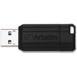 Verbatim America, LLC Microban 49062 8GB PinStripe USB Flash Drive - Black Verbatim America, LLC Microban 49062 8GB PinStripe USB Flash Drive - Black