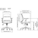 NuSparc CH201MAGY NuSparc Mid-Back Task Chair