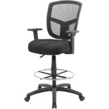 Norstar Office Products Inc Boss B16021 Boss Stool, Mesh, Black