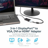 StarTech.com DP2VGDVHD StarTech.com Travel A/V adapter: 3-in-1 DisplayPort to VGA DVI or HDMI converter