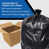 Genuine Joe Everyday Genuine Joe LD404615 Everyday Genuine Joe Low-Density Can Liners Genuine Joe Everyday Genuine Joe LD404615 Everyday Genuine Joe Low-Density Can Liners