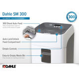 Novus Dahle GmbH Dahle 35314-15371 Dahle ShredMATIC&reg; SM 300 Paper Auto-Feed Shredder