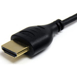 StarTech.com HDMIMM3HSS StarTech.com 3ft Slim HDMI Cable, 4K High Speed HDMI Cable with Ethernet, 4K 30Hz UHD HDMI Cord 36AWG, 4K HDMI 1.4 Video/Display Cable
