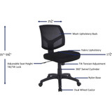 Lorell 84876 Lorell Mesh Back Task Chair