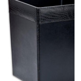 Dacasso Limited, Inc Dacasso A2203 Dacasso Crocodile Embossed Leather Waste Basket