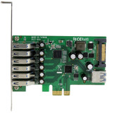 StarTech.com PEXUSB3S7 StarTech.com 7 Port PCI Express USB 3.0 Card - 5Gbps - Standard and Low-Profile Design