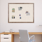 U Brands 4894U00-01 U Brands Linen Bulletin Board, 47" X 35" , Rustic Wood Frame U Brands 4894U00-01 U Brands Linen Bulletin Board, 47" X 35" , Rustic Wood Frame