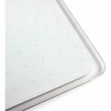 Floortex FCVGM2436WG Viztex&reg; Glacier White Multi-Purpose Grid Glass Dry Erase Board 24" x 36"