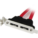 StarTech.com ESATAPLT2LP StarTech.com 2 Port Low Profile SATA to eSATA Plate Adapter