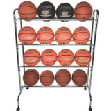 Champion Sports BRC4 Champion Sports 16 Ball Powder-Coated Ball Cart Champion Sports BRC4 Champion Sports 16 Ball Powder-Coated Ball Cart