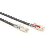 Black Box Corporation Black Box C6APC80S-BK-20 Black Box CAT6A 650-MHz Locking Snagless Patch Cable