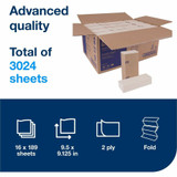 Essity Hygiene and Health AB TORK 101293 TORK Advanced Xpress Multifold Hand Towel, 3-Panel Essity Hygiene and Health AB TORK 101293 TORK Advanced Xpress Multifold Hand Towel, 3-Panel