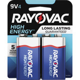 Energizer Holdings, Inc Rayovac A16044TKCT Rayovac High-Energy Alkaline 9-Volt Battery 4-Packs Energizer Holdings, Inc Rayovac A16044TKCT Rayovac High-Energy Alkaline 9-Volt Battery 4-Packs