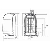 Kimberly-Clark Corporation Scott 39711 Scott Scott Scottfold Folded Towel Dispenser