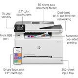 HP Inc. HP 7KW75A HP LaserJet Pro M283fdw Wireless Laser Multifunction Printer - Color