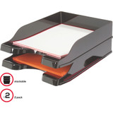 Deflecto, LLC Deflecto 63904 Deflecto DocuTray Multi-Directional Stacking Tray