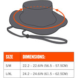 Tenacious Holdings, Inc Chill-Its 12595 Chill-Its 8935CT HI-Vis Ranger Sun Hat - PVA Cooling