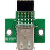 StarTech.com USBMBADAPT2 StarTech.com 2 Port USB Motherboard Header Adapter - USB A to USB 10 Pin Header F/F