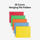 Smead Manufacturing Company Smead 64059 Smead Colored 1/5 Tab Cut Letter Recycled Hanging Folder