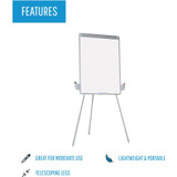 Bi-silque S.A MasterVision EA2300433MV MasterVision Dry-erase Portable Tripod Easel