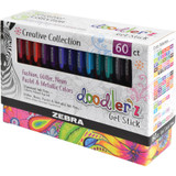 Zebra Pen Corporation Zebra Pen 41960 Zebra Pen Doodler'z Gel Stick Pens