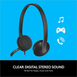 Logitech 981-000507 Logitech USB Headset H340