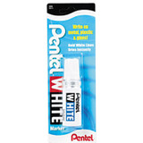 Pentel of America, Ltd Pentel 100W Pentel Felt Tip White Markers Pentel of America, Ltd Pentel 100W Pentel Felt Tip White Markers