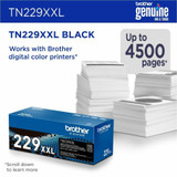 Brother Industries, Ltd Brother TN229XXLBK Brother Genuine TN229XXLBK Super High-yield Black Toner Cartridge Brother Industries, Ltd Brother TN229XXLBK Brother Genuine TN229XXLBK Super High-yield Black Toner Cartridge