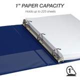 Samsill Corporation Samsill MP46439 Samsill Durable 1 Inch Binder, Made in the USA, D Ring Customizable Clear View Cover, Fashion Assortment, 4 Pack, Each holds 225 Pages (MP46439) Samsill Corporation Samsill MP46439 Samsill Durable 1 Inch Binder, Made in the USA, D Ring Customizable Clear View Cover, Fashion Assortment, 4 Pack, Each holds 225 Pages (MP46439)