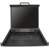 StarTech.com RKCONS1908K StarTech.com 8 Port Rackmount KVM Console w/ Cables - Integrated KVM Switch w/ 19" LCD - 1U LCD KVM Drawer 50000 MTBF - USB + VGA Support