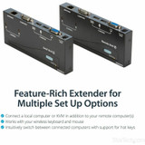 StarTech.com SV565UTPU StarTech.com USB VGA KVM Console Extender over CAT5 UTP (500 ft)