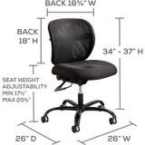 Safco Products Safco 3397BL Safco Vue Intensive Use Mesh Task Chair Safco Products Safco 3397BL Safco Vue Intensive Use Mesh Task Chair