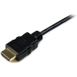 StarTech.com HDMIADMM6 StarTech.com 6ft Micro HDMI to HDMI Cable with Ethernet, 4K High Speed Micro HDMI Type-D Device to HDMI Monitor Adapter/Converter Cord