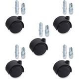 Lorell 33446 Lorell Premium Soft Dual-Wheel Casters Set