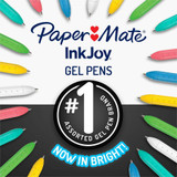 Newell Brands Paper Mate 2196363 Paper Mate Inkjoy Gel Bright! Pens, Medium Point (0.7mm)