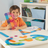 Learning Resources 8555 Learning Resources Letter Construction Activity Set