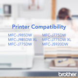 Brother Industries, Ltd Brother LC20EC Brother Genuine LC20EC INKvestment Super High Yield Cyan Ink Cartridge
