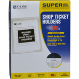 C-Line Products, Inc C-Line 80911 C-Line Vinyl Shop Ticket Holders, Welded